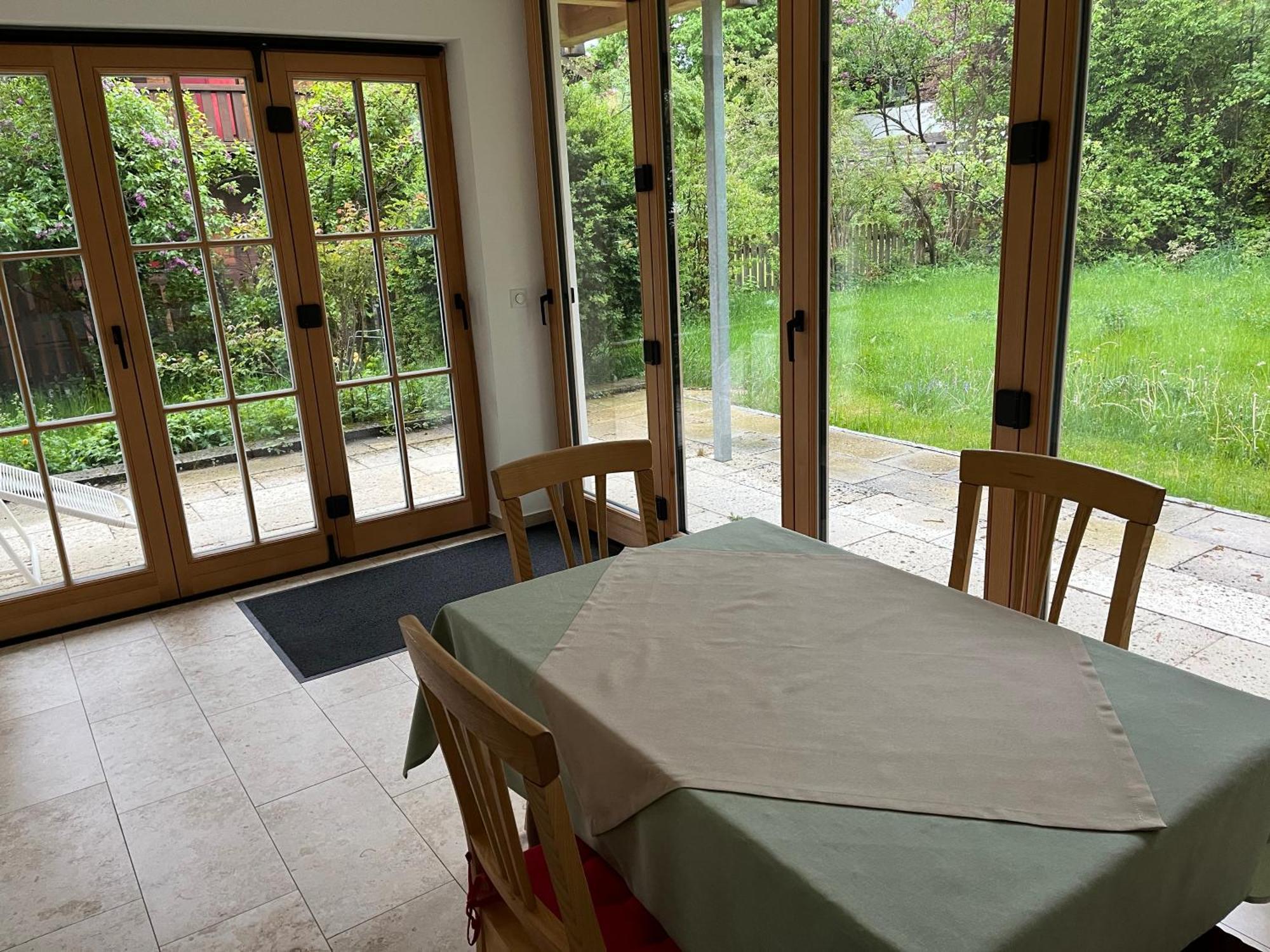 Barrierefreie 3-Zi.-Ferienwohnung Mit Gartenzugang In Ruhiger, Zentrumsnaher Lage Oberammergau Exteriér fotografie